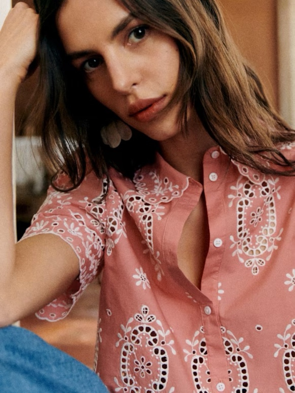 NWT Sezane Elvira Blouse - Picture 2 of 8